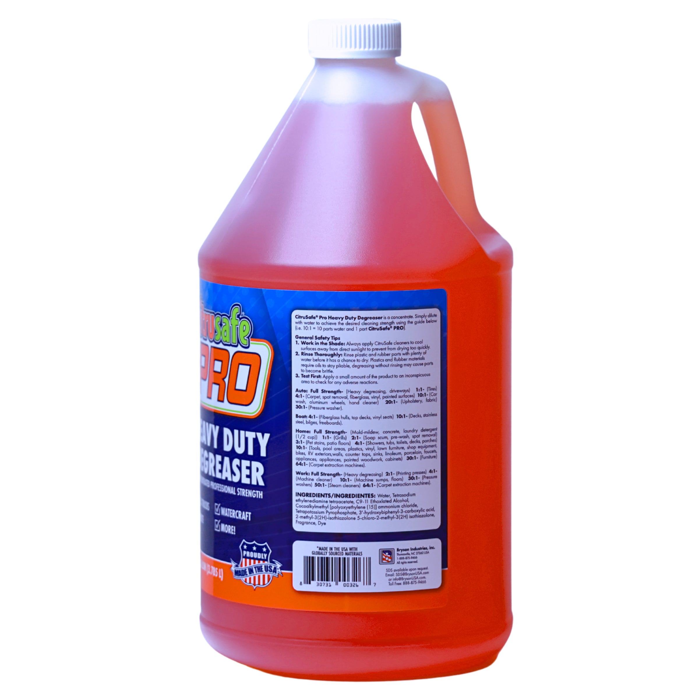 CitruSafe PRO Concentrated Heavy-Duty Cleaner Degreaser - Gallon