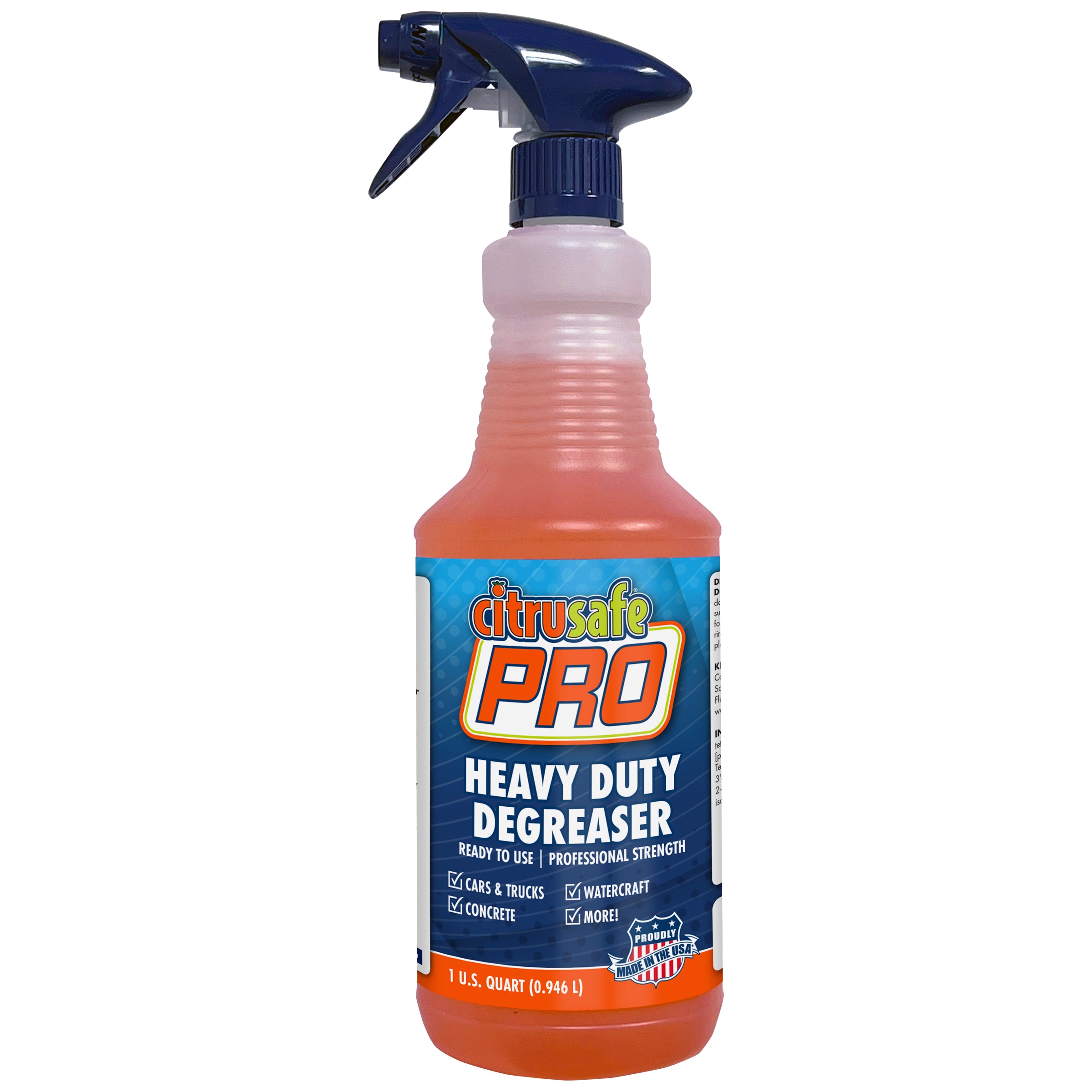 CitruSafe PRO RTU Heavy-Duty Cleaner Degreaser - Quart (6 Pack)