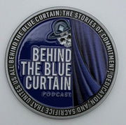 Behind The Blue Curtain Podcast Challenge Coin - BrysonShop.com