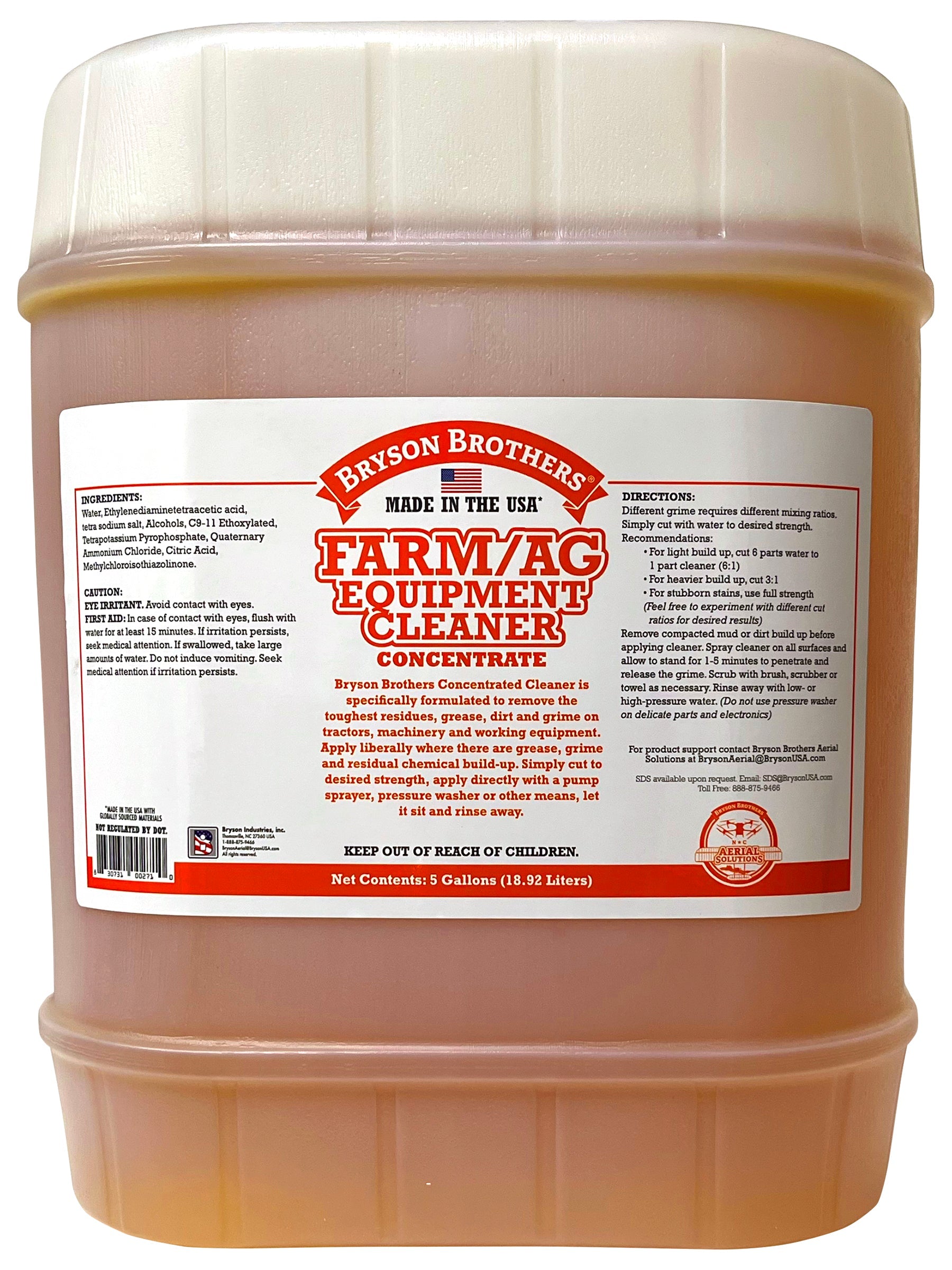 Bryson Brothers Farm/AG Concentrate Equipment Cleaner - BrysonShop.com