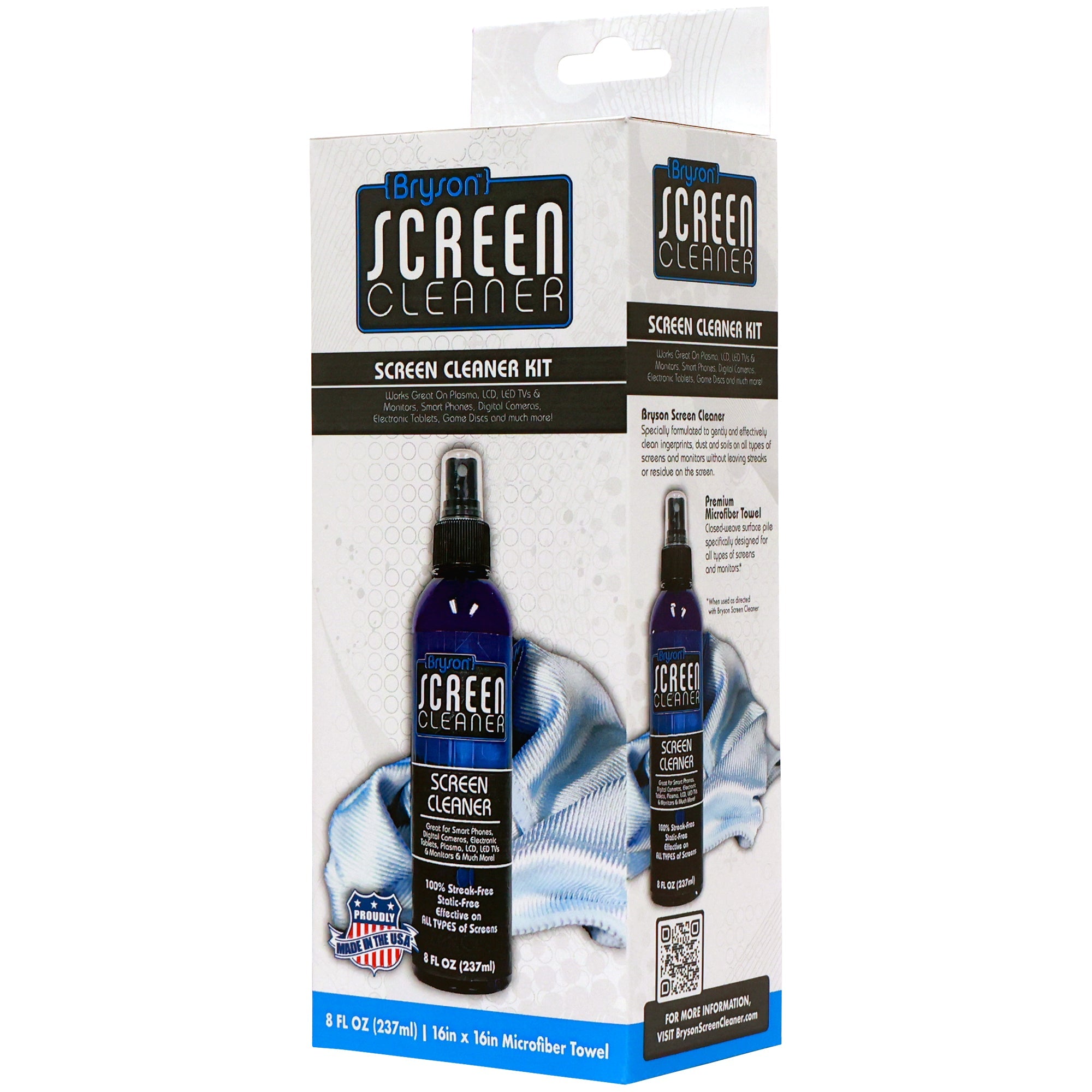 Bryson Screen Cleaner Kit - 8oz - BrysonShop.com
