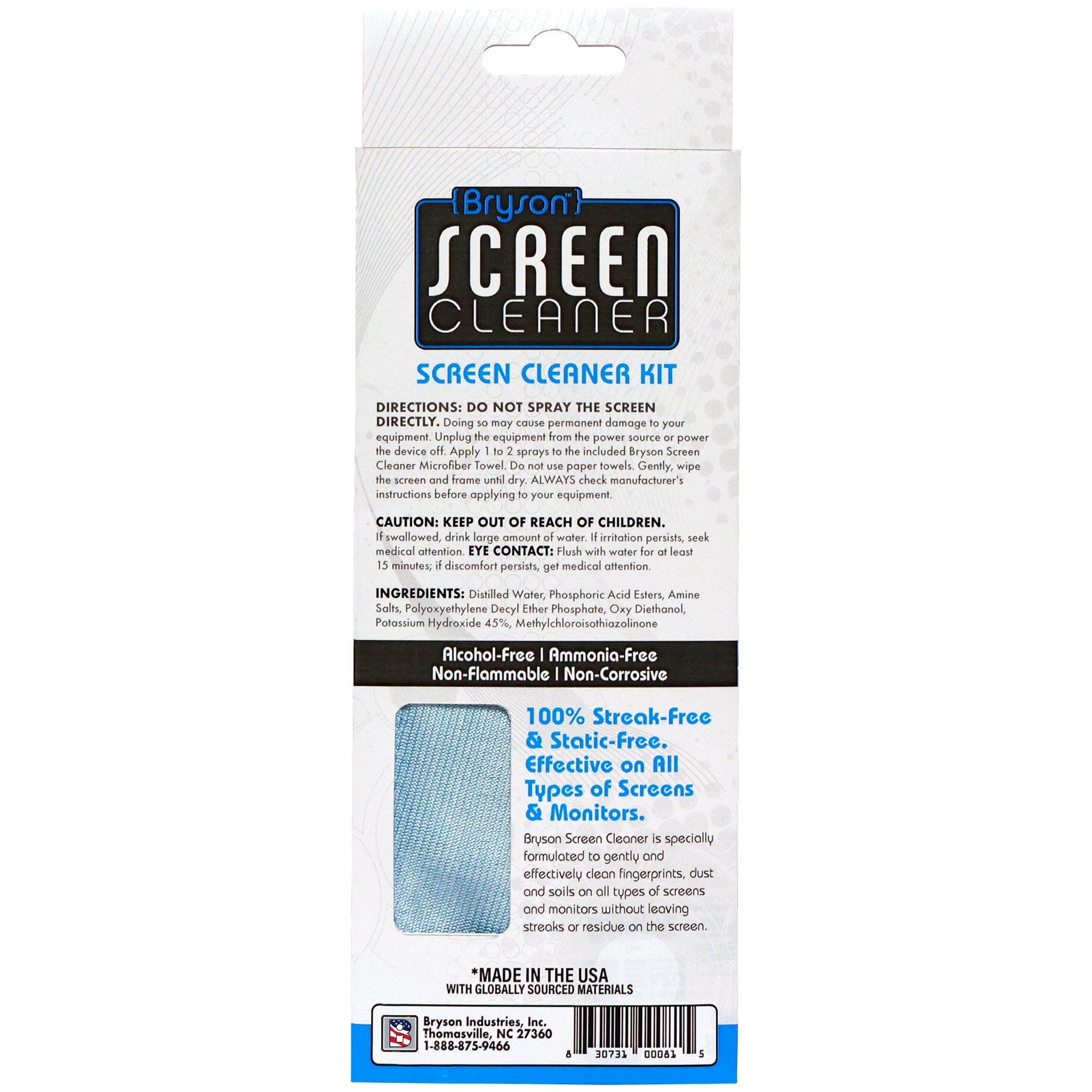 Bryson Screen Cleaner Kit - 8oz - BrysonShop.com