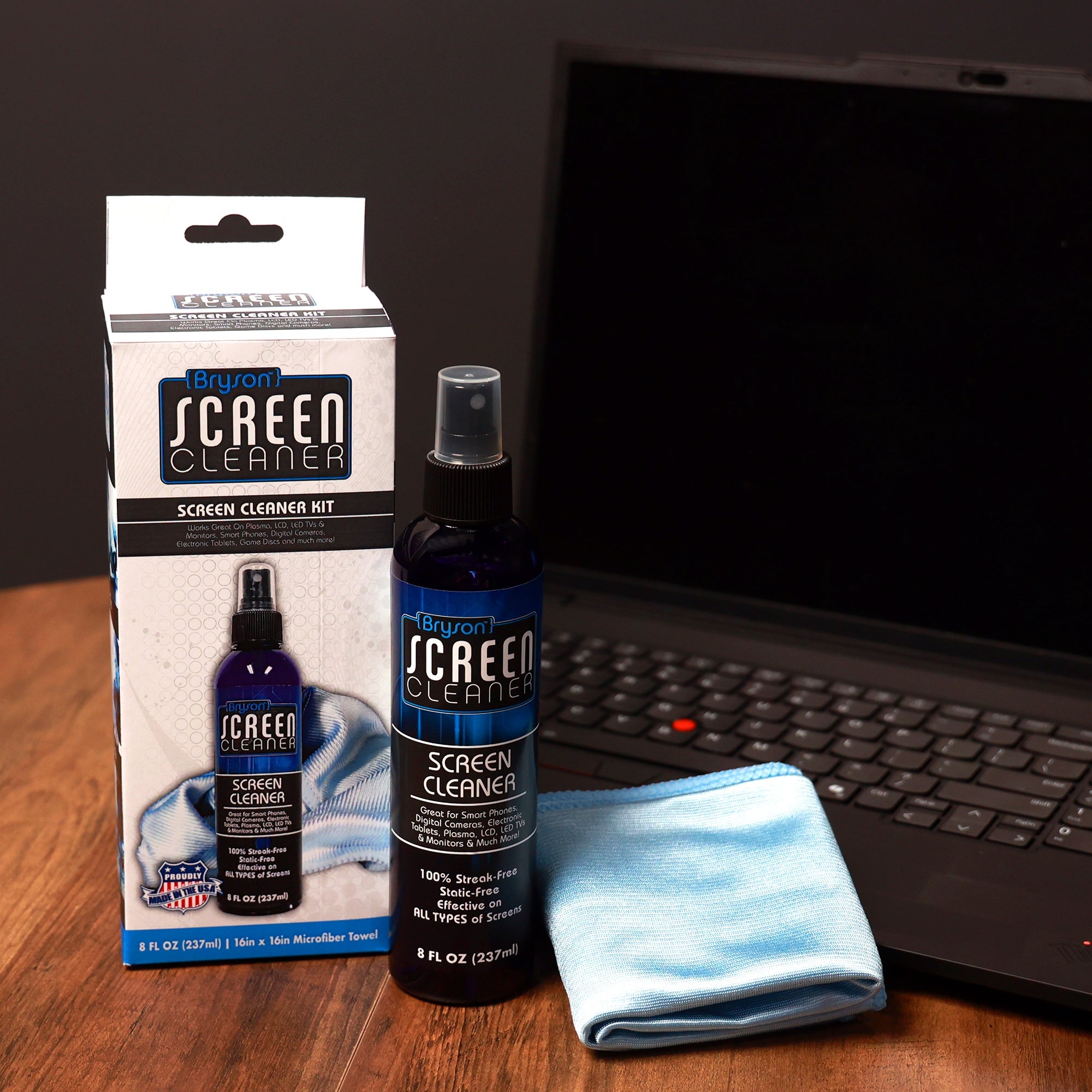 Bryson Screen Cleaner Kit - 8oz - BrysonShop.com
