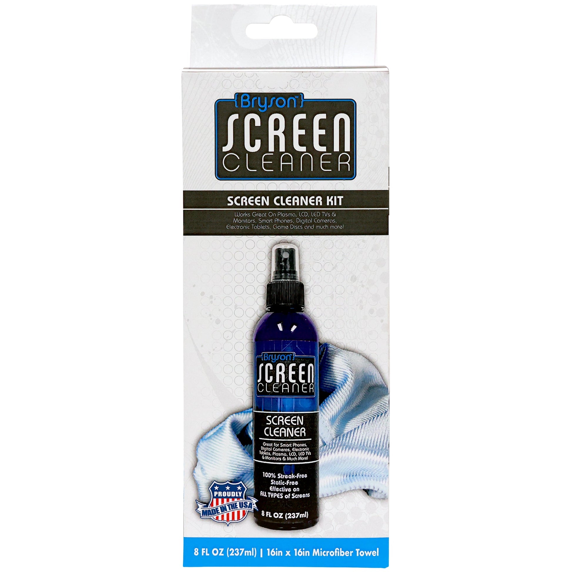 Bryson Screen Cleaner Kit - 8oz - BrysonShop.com