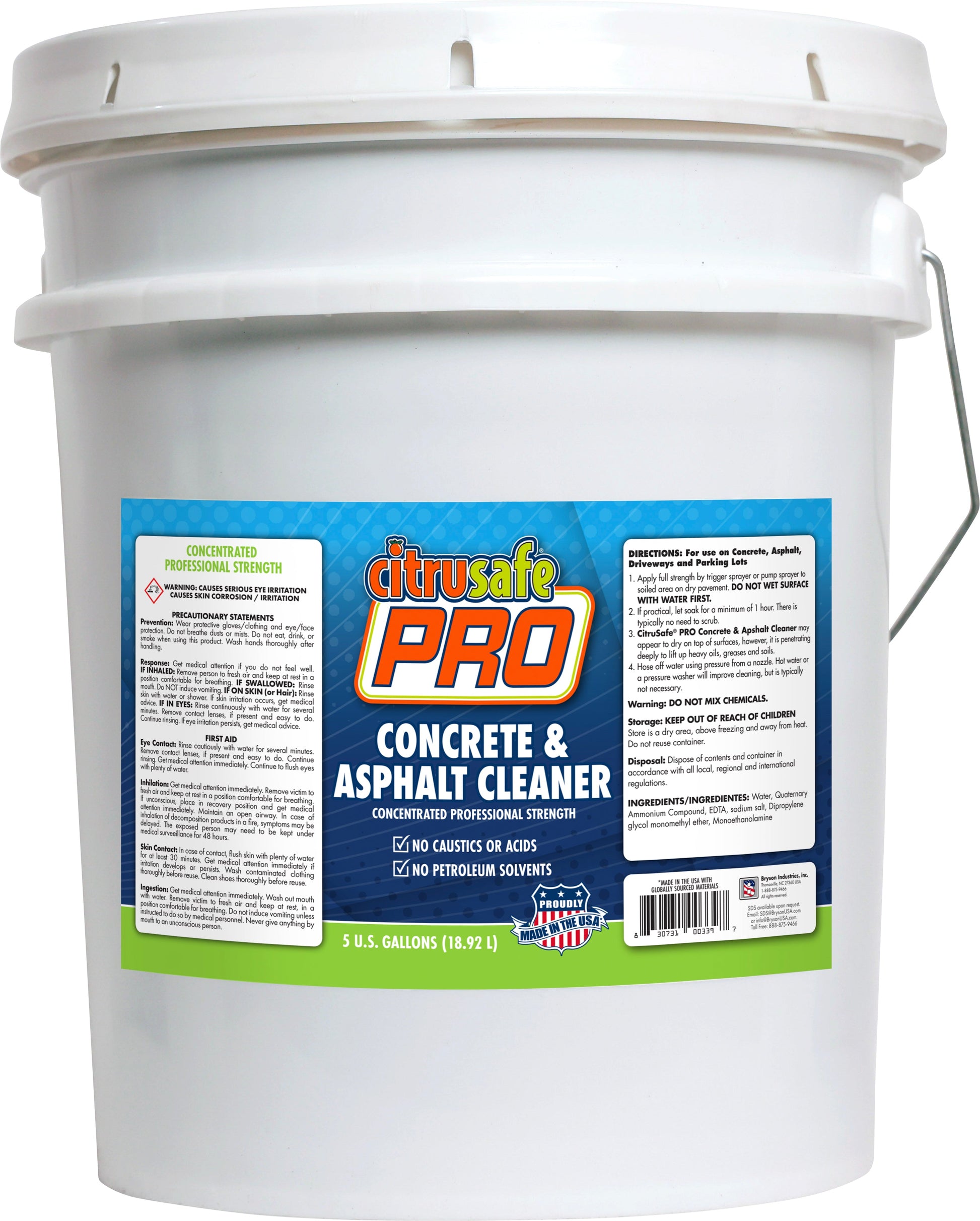 CitruSafe PRO Concrete and Asphalt Cleaner - BrysonShop.com