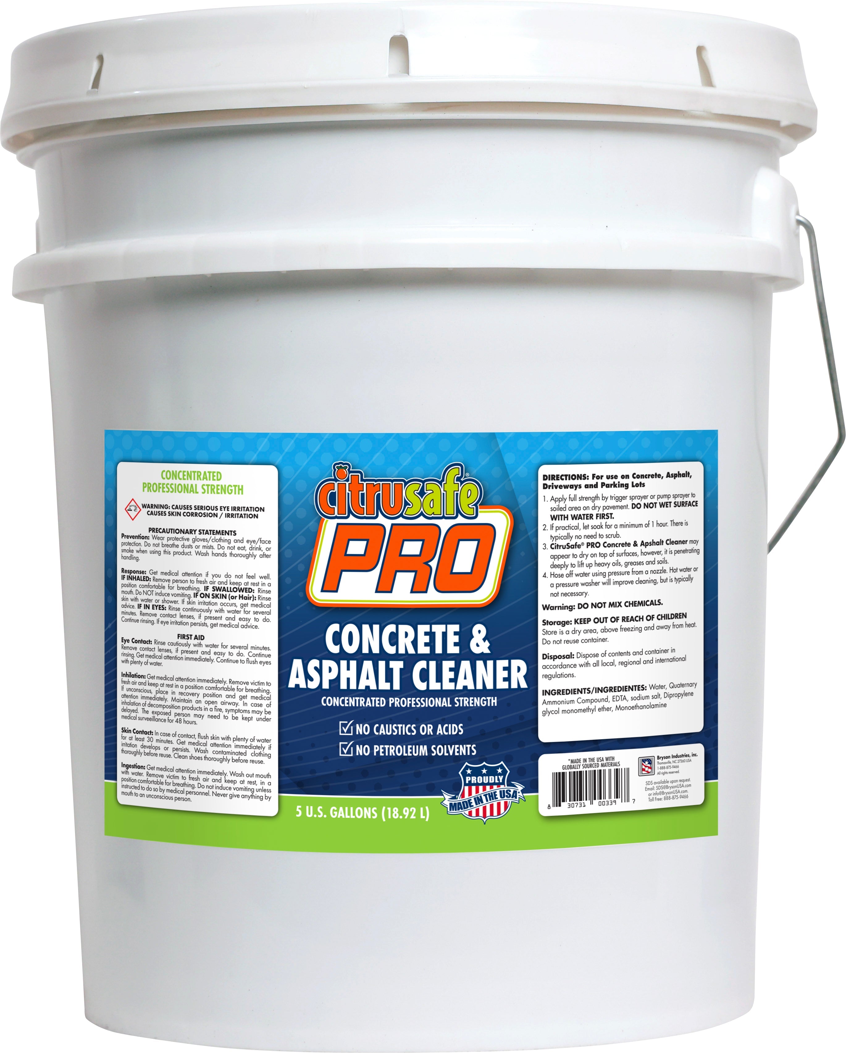 CitruSafe PRO Concrete and Asphalt Cleaner - BrysonShop.com