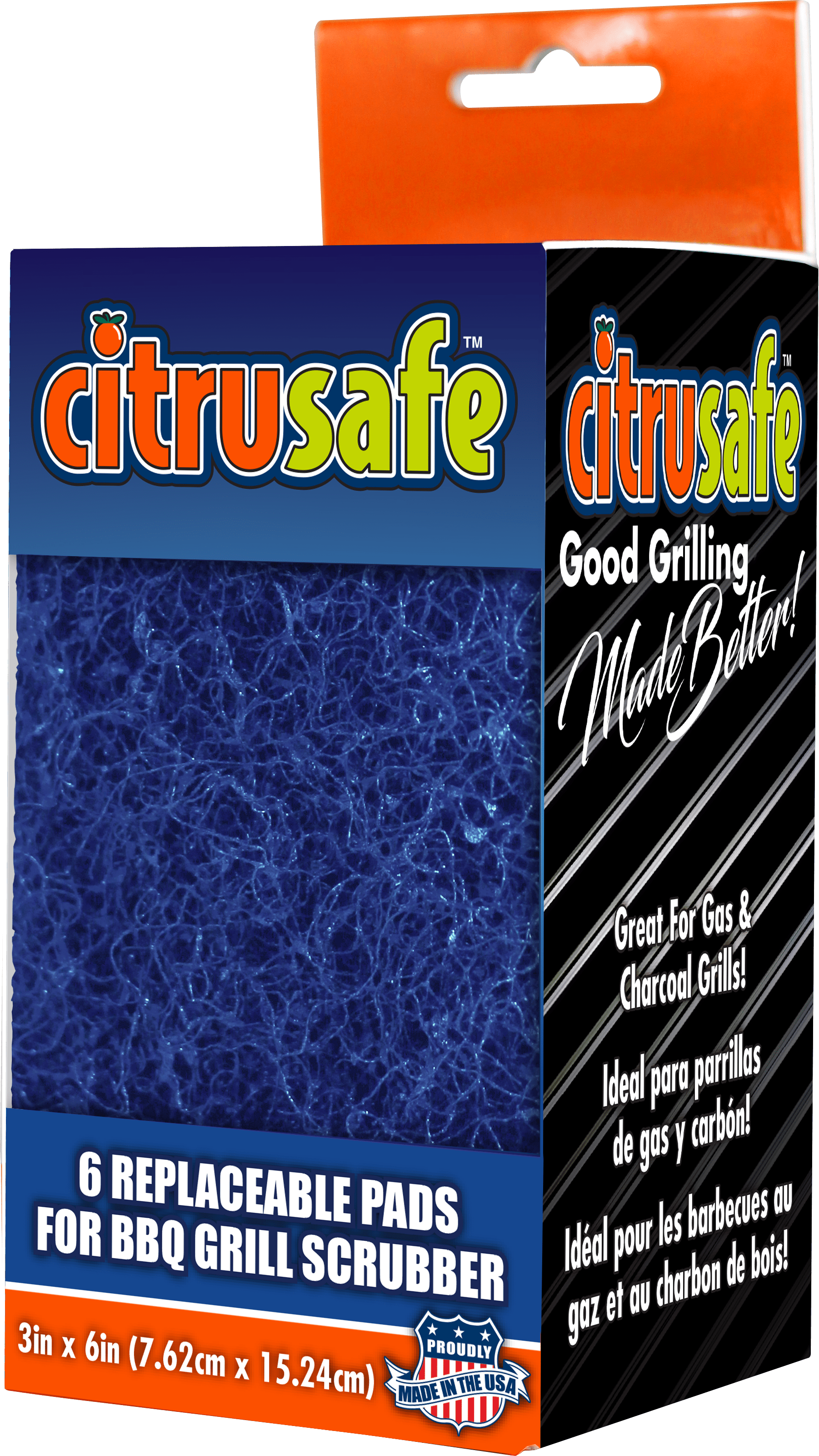 CitruSafe Replaceable Pads For BBQ Grill Scrubber - BrysonShop.com